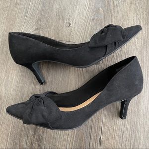Christian Siriano Black Bow Detail Pump Size 8.5